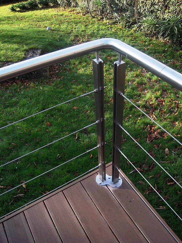 Garde corps en inox - Protection collective | Métallerie Normande