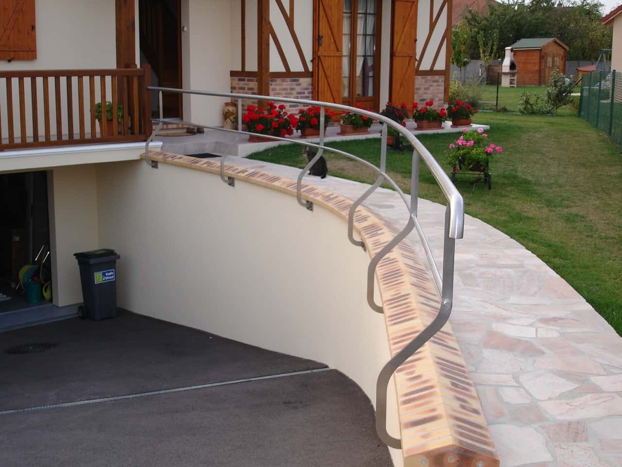 garde corps inox extérieur